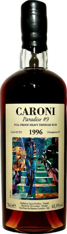 Velier 1996 Caroni Trinidad Paradise #9 26yo 68.9% 700ml