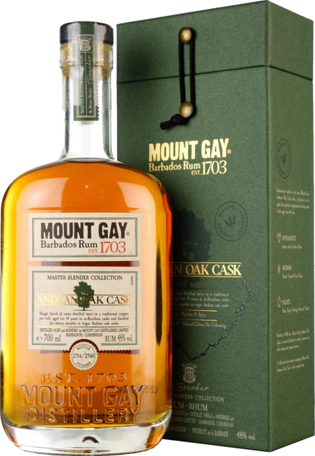 Mount Gay 1703 Master Blender Collection #4 Andean Oak Cask 14yo 48% 750ml