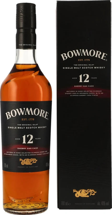 Bowmore 12yo Sherry Oak Cask 40% 700ml