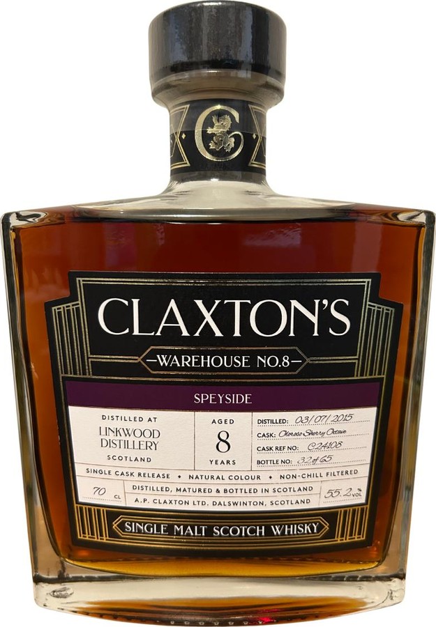 Linkwood 2015 Cl Warehouse No. 8 55.2% 700ml