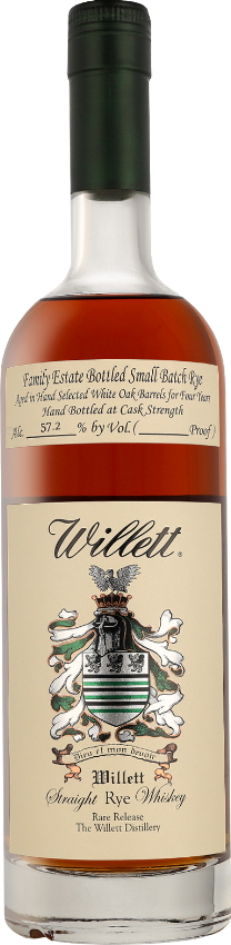 Willett 4yo Family Estate Bottled Small Batch Rye 57.2% 700ml