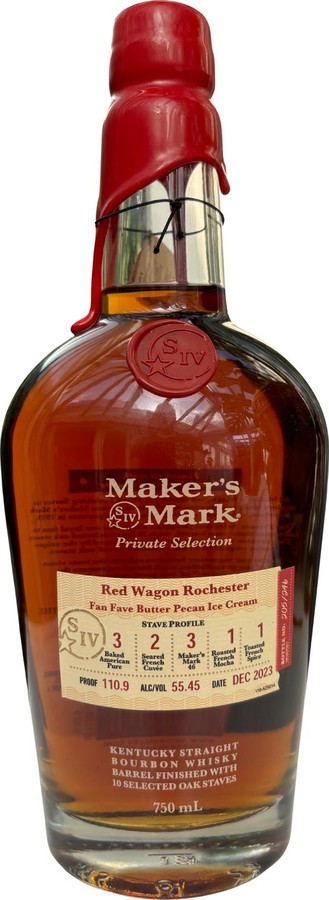 Maker's 46 Maker's Mark Private Selection Stave Collection Red Wagon Rochester 55.45% 750ml