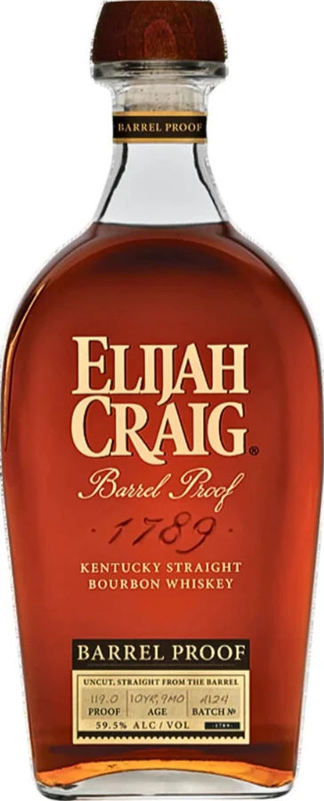 Elijah Craig 10yo Barrel Proof 59.5% 750ml