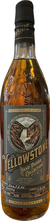 Yellowstone 2019 Hand Picked Collection It's A J.E.M 58% 750ml