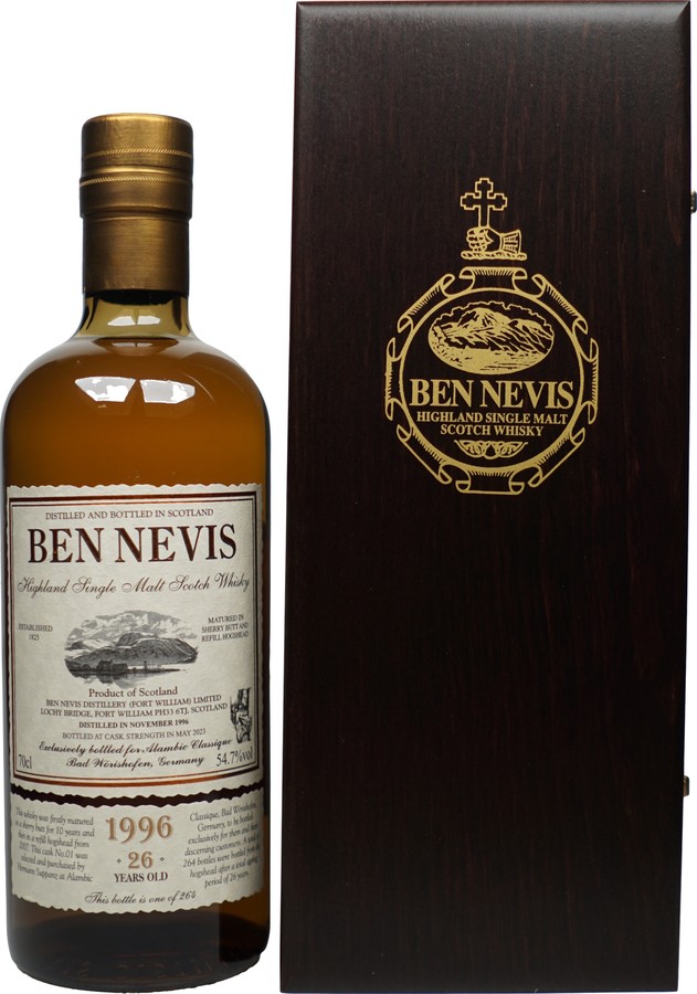 Ben Nevis 1996 Alambic Classique 54.7% 700ml