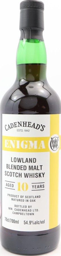 Lowland 2014 CA Enigma 54.9% 700ml