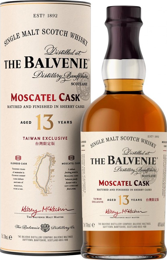 Balvenie 13yo Moscatel Cask Taiwan Exclusive 40% 700ml