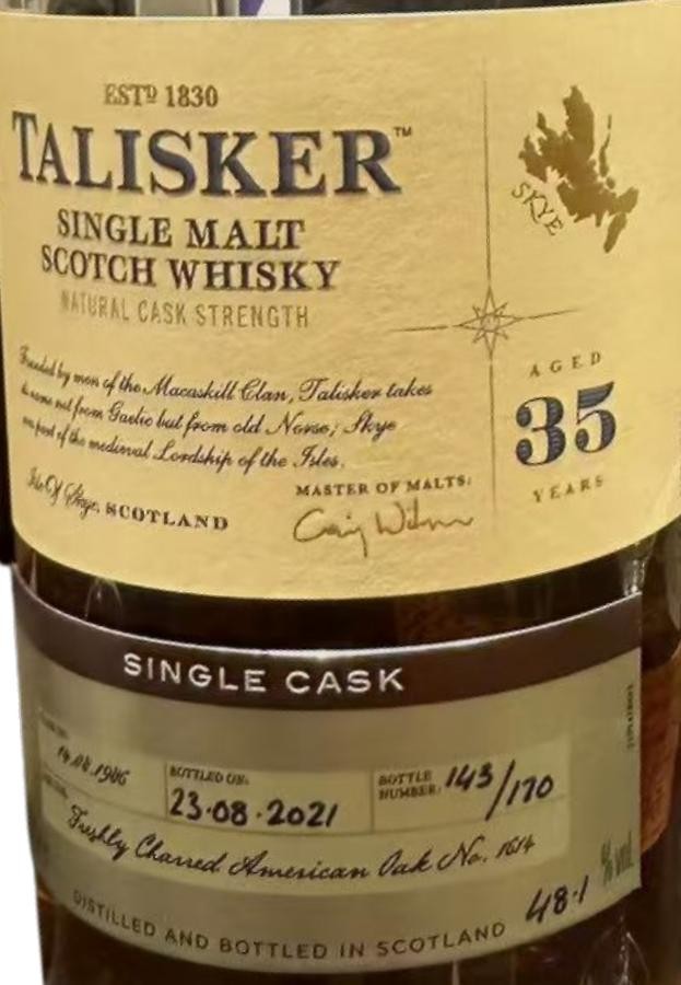 Talisker 1986 Casks of Distinction 48.1% 700ml