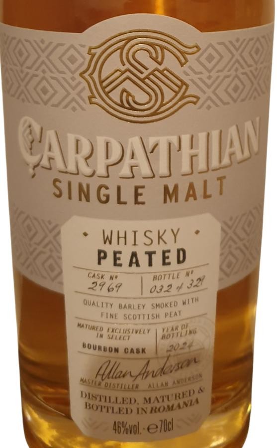 Carpathian Peated Bourbon Cask 46% 700ml