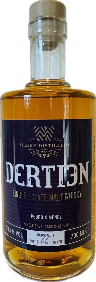 Wieke Distillers 2021 Dertien 59.9% 700ml