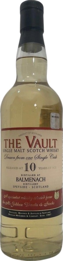 Balmenach 2003 McG The Vault 46% 700ml