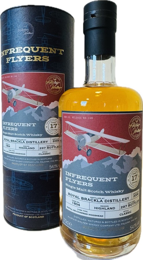 Royal Brackla 2006 AWWC Infrequent Flyers 54.1% 700ml