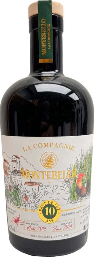 Montebello 2013 La Compagnie Brut De Fut Vert 10yo 44.5% 700ml