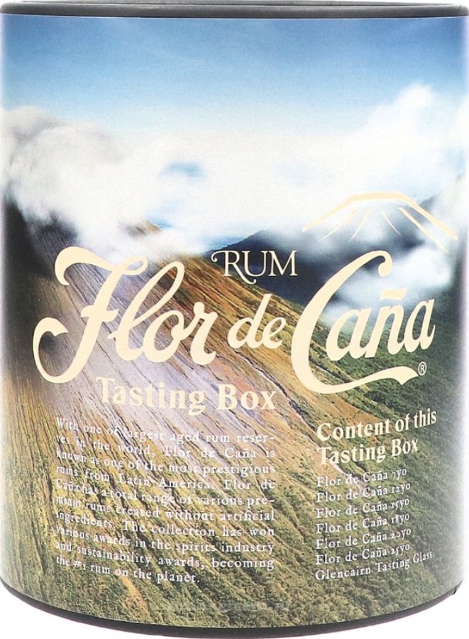 Flor de Cana Tasting Set With Glass