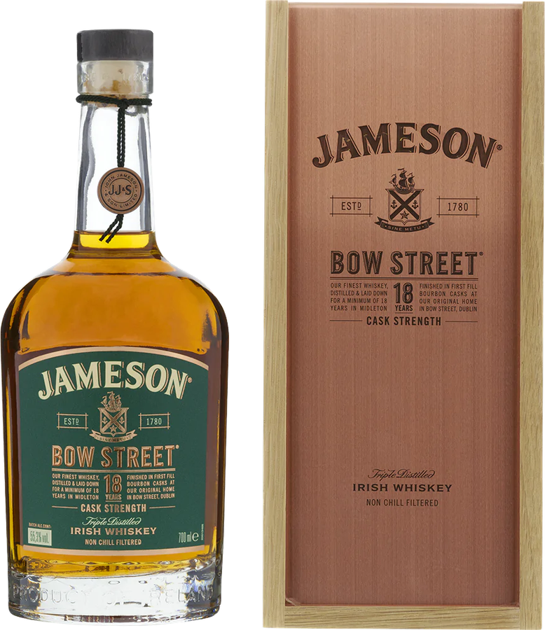 Jameson 18yo Bow Street Cask Strength Bourbon and Sherry Casks 55.3% 700ml