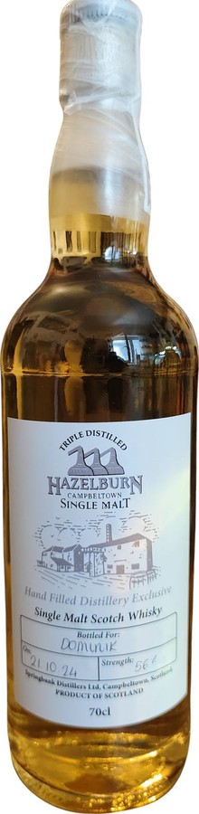 Hazelburn Hand Filled Distillery Exclusive 56% 700ml