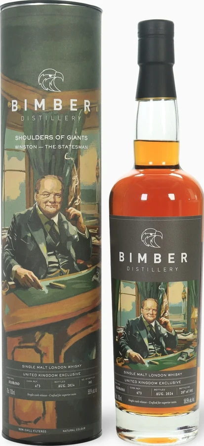 Bimber Shoulders of Giants Winston The Statesman Shoulders of Giants 57.9% 700ml