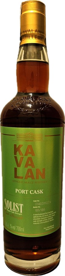 Kavalan Solist Port Cask 59.4% 700ml