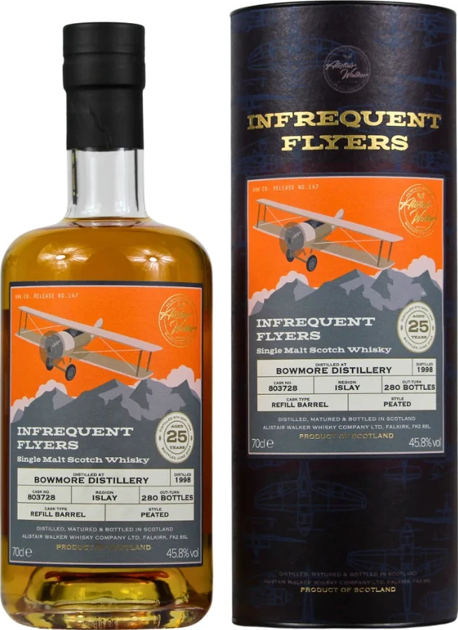 Bowmore 1998 AWWC Infrequent Flyers 45.8% 700ml