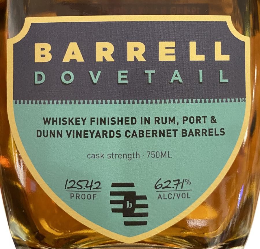 Barrell Whisky Dovetail 62.71% 750ml