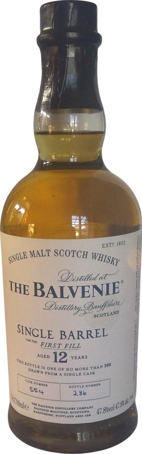 Balvenie 12yo Single Barrel 47.8% 700ml