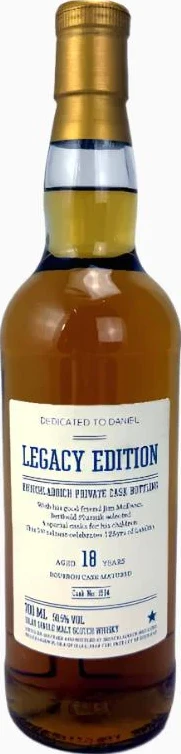 Bruichladdich 18yo Legacy Edition Serie #1 Private Cask Bottling Lateltin 59.5% 700ml