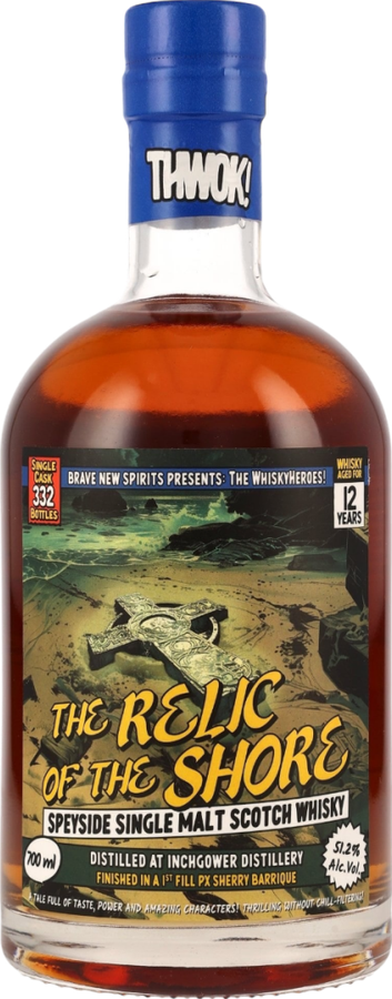 Inchgower 12yo BNSp Whisky Heroes The Relic of the Shore 51.2% 700ml