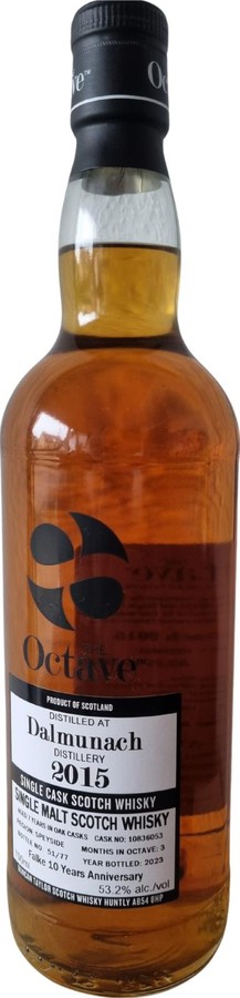 Dalmunach 2015 DT The Octave Collection Falke 10yo Anniversary 53.2% 700ml