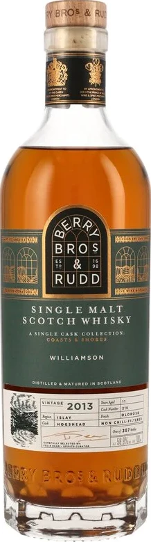 Williamson 2013 BR A Single Cask Collection: Coasts & Shores 58.9% 700ml