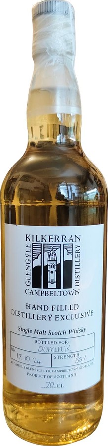 Kilkerran Hand Filled Distillery Exclusive 58% 700ml