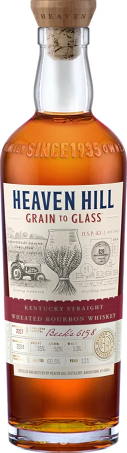 Heaven Hill 2017 Grain to Glass Kentucky Straight Wheated Bourbon Whisky 60.5% 700ml