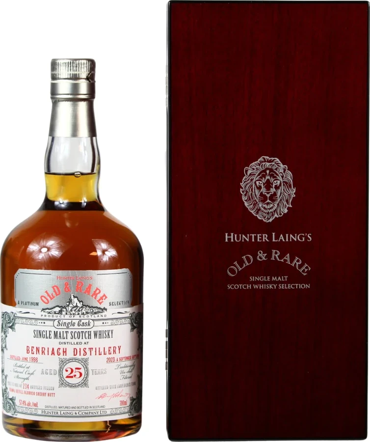 BenRiach 1998 HL Old & Rare A Platinum Selection Refill Oloroso Sherry Butt 57.4% 700ml