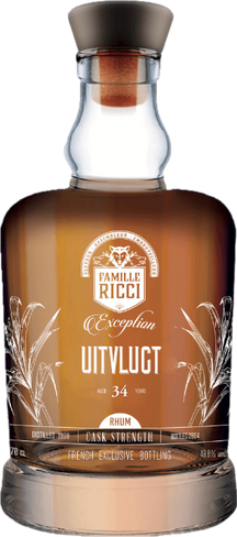 Famille Ricci 1990 Uitvlugt Exception French Exclusive Bottling 34yo 49.8% 700ml