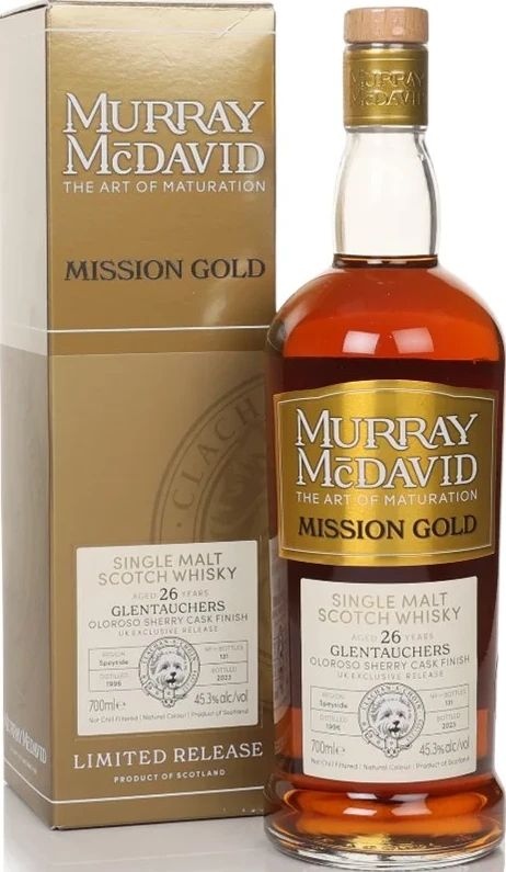 Glentauchers 1996 MM Mission Gold UK Exclusive Release 45.3% 700ml