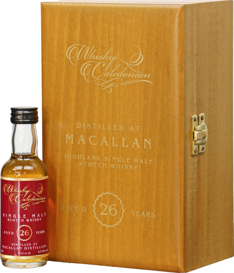 Macallan 26yo Whisky Caledonian 47% 50ml