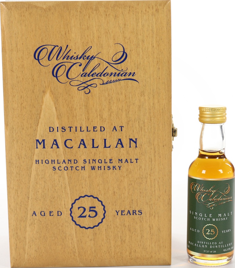 Macallan 25yo Whisky Caledonian 46.6% 50ml