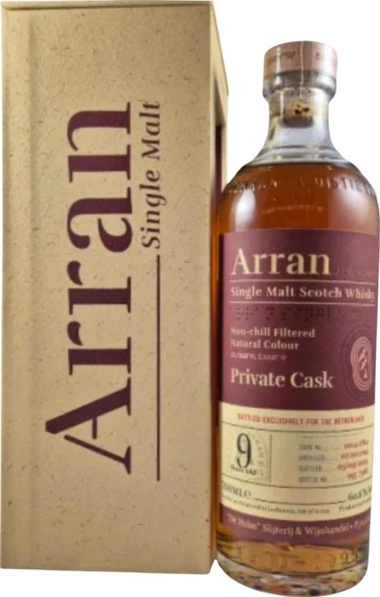 Arran 2014 Private Cask Bottling Slijterij en Wijnhandel de Helm 60.6% 700ml