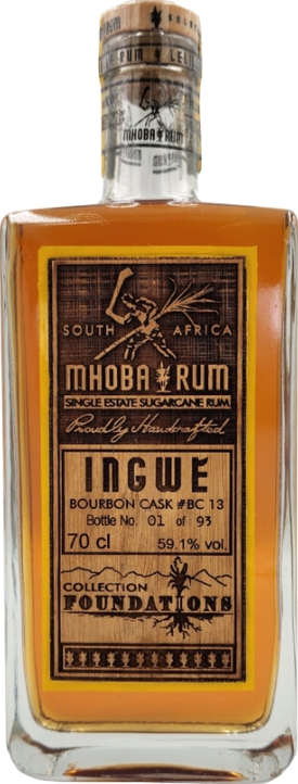 Mhoba Ingwe Bourbon Cask Collection Foundations 59.1% 700ml