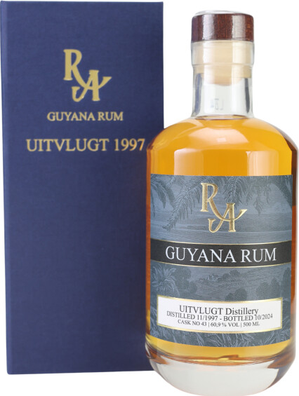 Rum Artesanal 1997 Uitvlugt Guyana Cask No. 43 60.9% 500ml