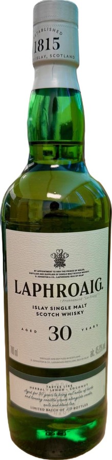 Laphroaig 30yo 30th anniversary Friends of Laphroaig 45.9% 700ml