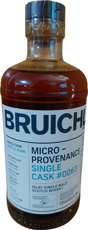 Bruichladdich 2014 Micro Provenance Series 57.9% 700ml