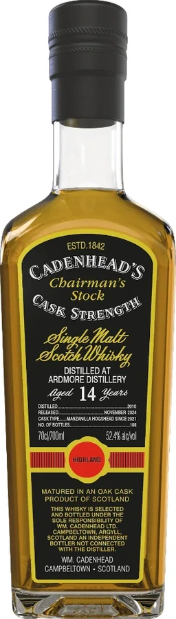 Ardmore 2010 CA Chairman's Stock 52.4% 700ml