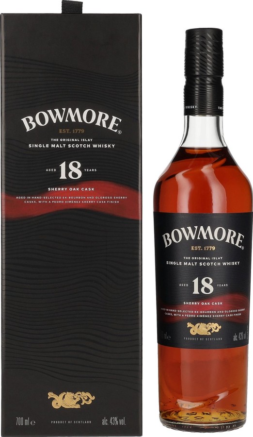 Bowmore 18yo Sherry Oak Cask 43% 700ml