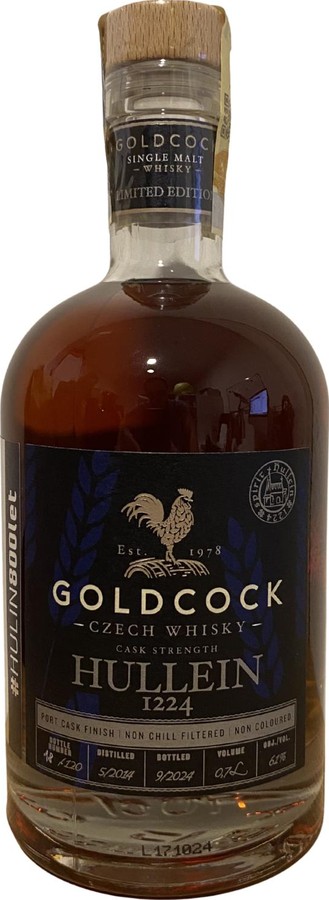 Gold Cock 2014 Hullein 1224 Klub Cafe Bar Hulin 61% 700ml