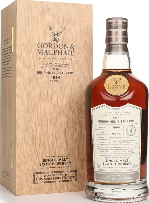 Benrinnes 1994 GM Connoisseurs Choice Cask Strength 53.3% 700ml