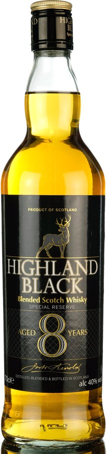 Highland Black 8yo Special Reserve Aldi 40% 700ml