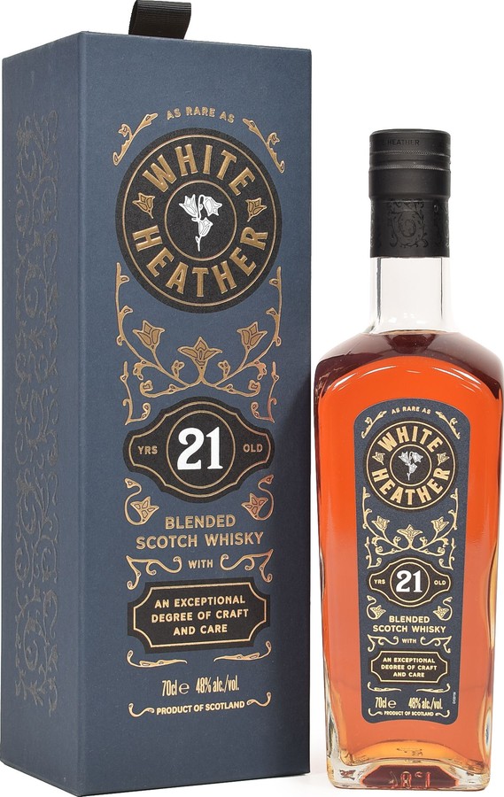 White Heather 21yo Blended Scotch Whisky 48% 700ml