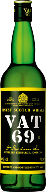 Vat 69 Finest Scotch Whisky UDV Deutschland GmbH Rudesheim 40% 700ml