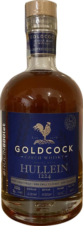 Gold Cock 2014 Hullein 1224 Klub Cafe Bar Hulin 46% 700ml