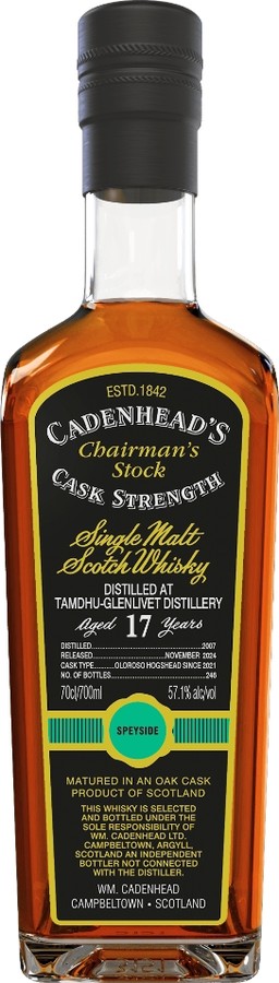 Tamdhu 2007 CA Chairman's Stock 57.1% 700ml